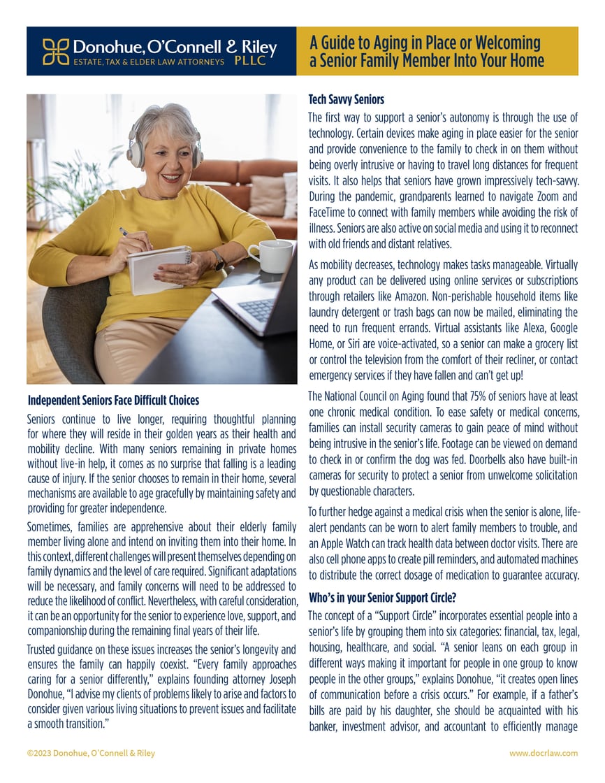 A Guide to Aging in Place or Welcoming a Senior Family Member Into Your ...
